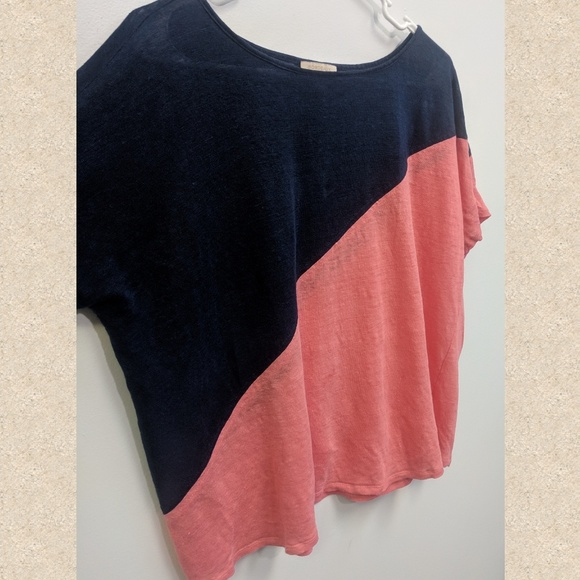 Anthropologie Bordeaux Short Sleeve Top - Picture 3 of 5